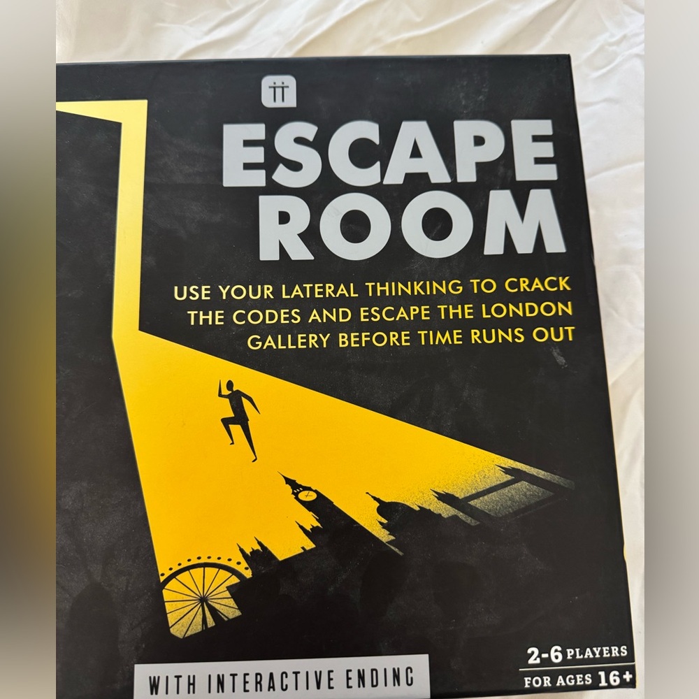 NEW in box Escape Room Game London Talking Tables Mystery